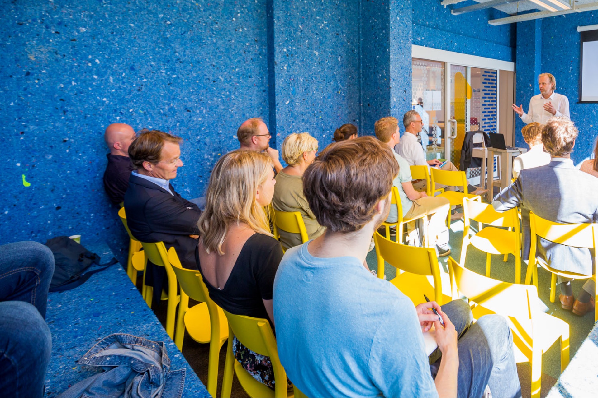 Presentatie in zaal 1, Berlin