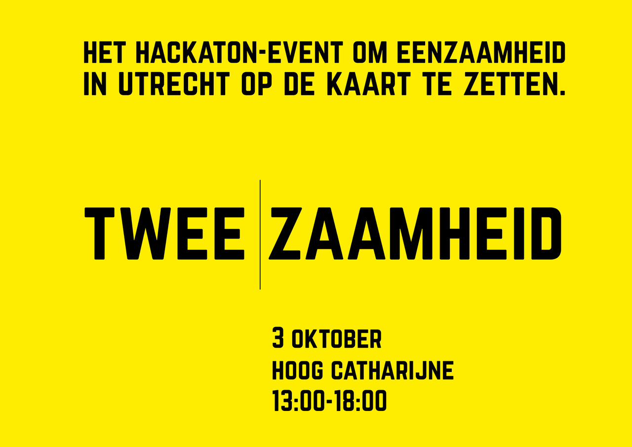 Tweezaamheid | Week tegen de eenzaamheid